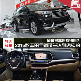 2015款丰田汉兰达2.0T两驱豪华版到店实拍