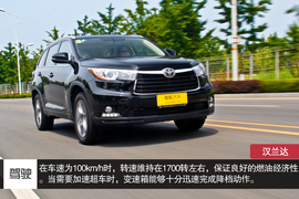 测试2015款汉兰达2.0T