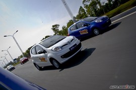 2010款奔奔mini试驾