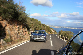 葡萄牙试驾2011款宝马5系轿车