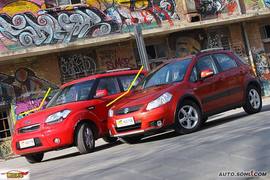 2010款起亚SOUL对比SX4实拍图解