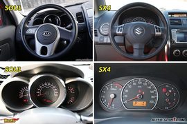 2010款起亚SOUL对比SX4实拍图解