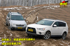 三菱欧蓝德劲界对比斯巴鲁森林人