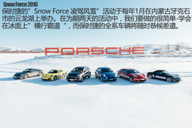 保时捷冰雪试驾2016