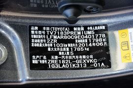 2014款丰田卡罗拉1.8L