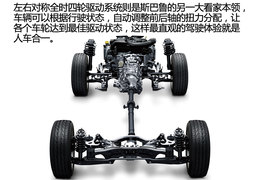 斯巴鲁傲虎冬季试驾