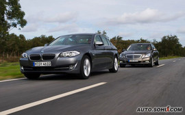 2010款奔驰E350对比2011款宝马