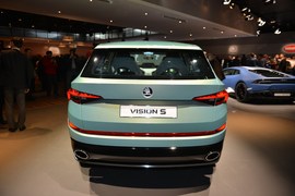 斯柯达VisionS概念车日内瓦车展实拍