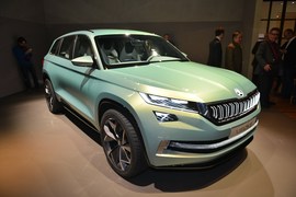 斯柯达VisionS概念车日内瓦车展实拍