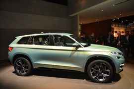 斯柯达VisionS概念车日内瓦车展实拍