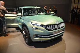 斯柯达VisionS概念车日内瓦车展实拍