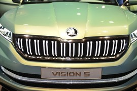 斯柯达VisionS概念车日内瓦车展实拍