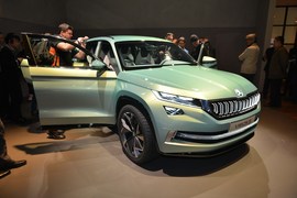 斯柯达VisionS概念车日内瓦车展实拍