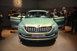 斯柯达VisionS概念车日内瓦车展实拍