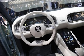 斯柯达VisionS概念车日内瓦车展实拍