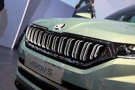 斯柯达VisionS概念车日内瓦车展实拍