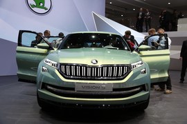 斯柯达VisionS概念车日内瓦车展实拍