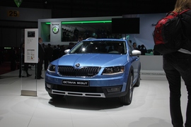 斯柯达明锐Scout日内瓦车展实拍