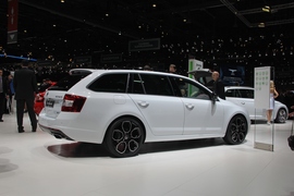 斯柯达明锐RS旅行版日内瓦车展实拍