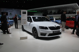 斯柯达明锐RS旅行版日内瓦车展实拍