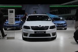 斯柯达明锐RS旅行版日内瓦车展实拍