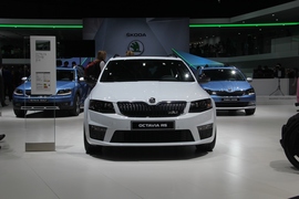 斯柯达明锐RS旅行版日内瓦车展实拍