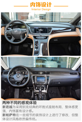 别克新君越对比大众新帕萨特