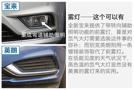 大众宝来对比别克英朗