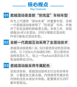 2016款别克君越混合动力30H豪华型