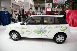 力帆320电动车车展实拍