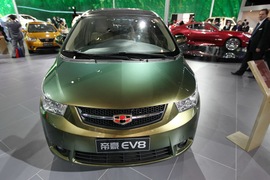 帝豪EV8车展实拍
