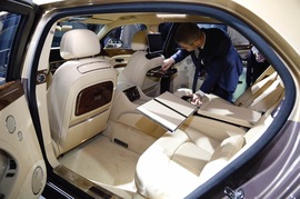 宾利全新慕尚EWB北京车展实拍