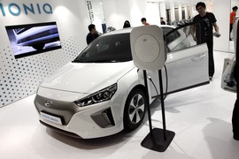   现代IONIQ电动 北京车展实拍