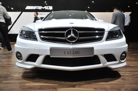 奔驰C63AMG车展实拍