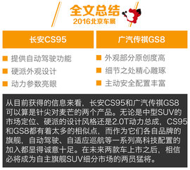 长安CS95对比广汽传祺GS8