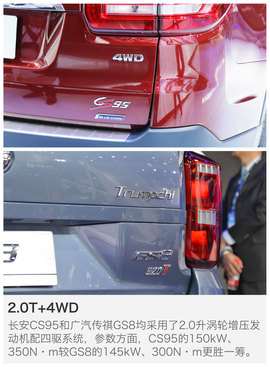 长安CS95对比广汽传祺GS8