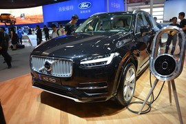 沃尔沃XC90混动版北京车展实拍