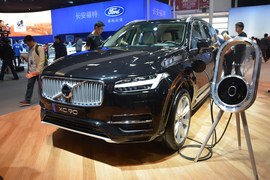 沃尔沃XC90混动版北京车展实拍
