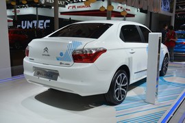 雪铁龙全新爱丽舍电动版北京车展实拍