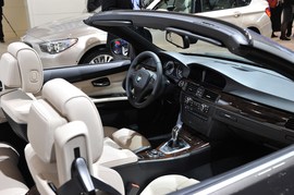 宝马3系敞篷车展实拍