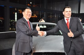 奥迪A5家族上市现场实拍