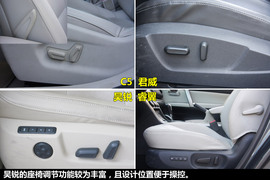 雪铁龙C5/昊锐/睿翼/君威座椅评测