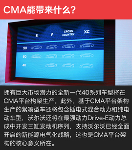沃尔沃CMA平台架构发布