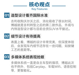 2016款吉利博越静态体验