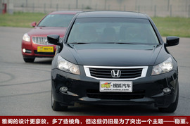 本田雅阁对比测试