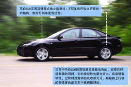 2008款马自达6对比测试