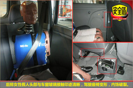 2010款郑州日产帅克1.6L手动碰撞测试