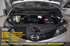 2.0L比亚迪M6豪华型到店实拍