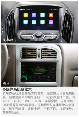 奇瑞两代车型对比