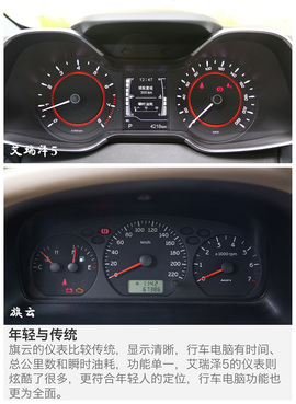 奇瑞两代车型对比